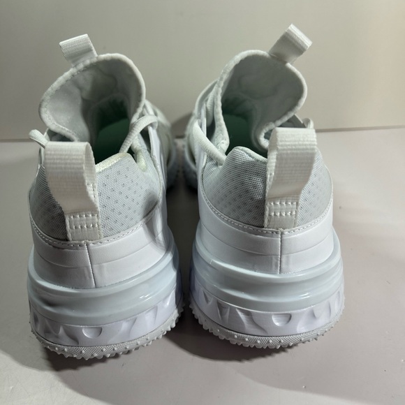 Nike Huarache 9 Elite TF Turf LAX FN0310-100 White Gold Mens Sz. 10 Lacrosse New - Picture 10 of 12